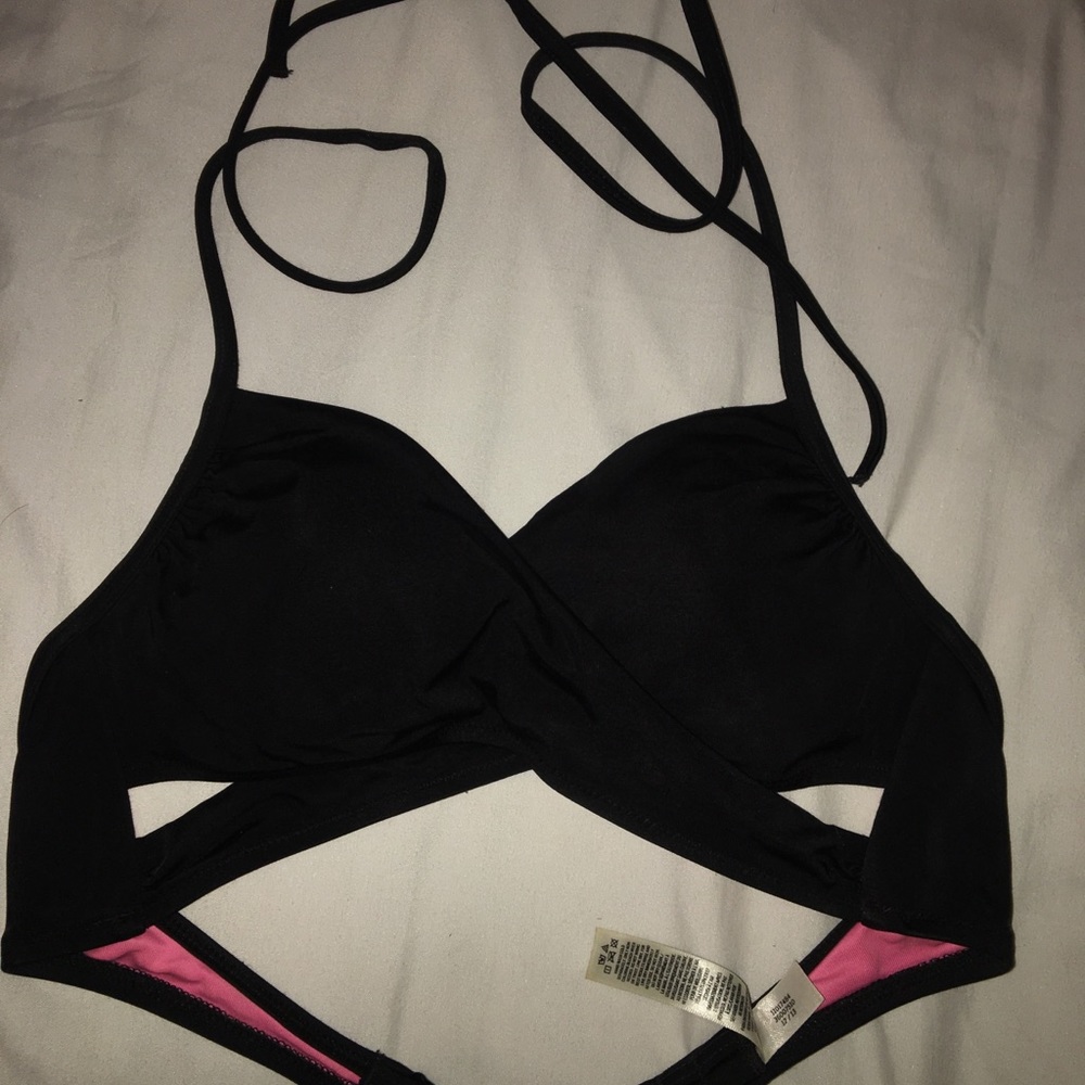 PINK bathing suit top